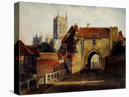 Potter Gate, Lincolnshire-Peter De Wint-Premier Image Canvas