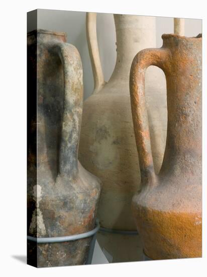 Pottery at the Naval History Museum, Constanta, Romania-Russell Young-Premier Image Canvas