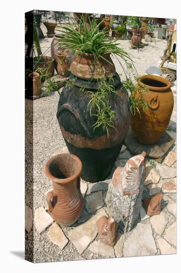 Pottery Karavomilos, Kefalonia, Greece-Peter Thompson-Premier Image Canvas