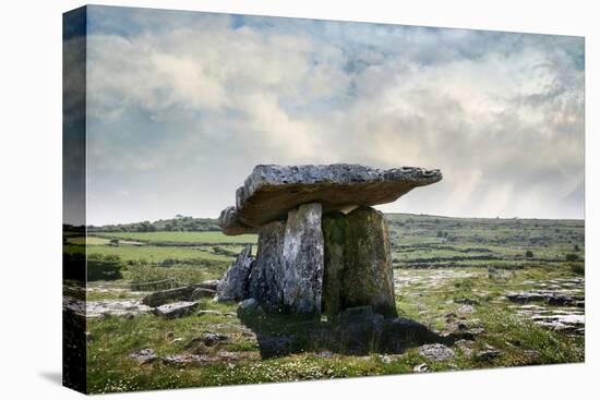 Poulnabrone Dolmen, Burren, County Clare, Neolithic Age, Hole of the Worries-Bluehouseproject-Premier Image Canvas