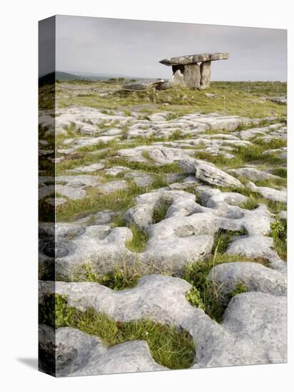 Poulnabrone Dolmen Portal Megalithic Tomb, the Burren, County Clare, Munster, Republic of Ireland-Gary Cook-Premier Image Canvas