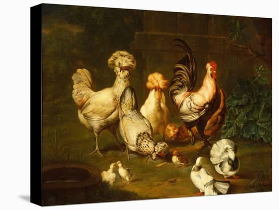 Poultry in a Landscape-Johann Wenzel Peter-Premier Image Canvas