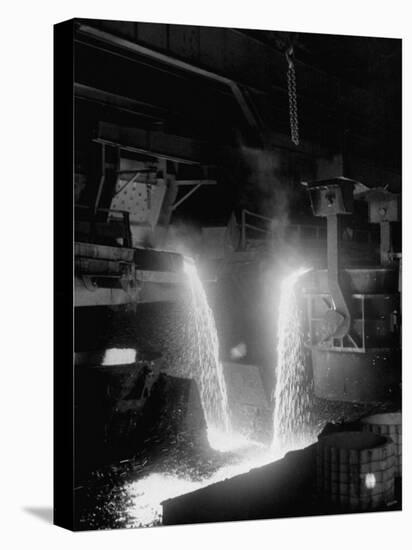 Pouring of Molten Steel-null-Premier Image Canvas