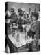 Pouring Olive Oil in Buyers' Bottles in Black Market-Alfred Eisenstaedt-Premier Image Canvas