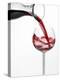Pouring Red Wine into Glass from Carafe-Kröger & Gross-Premier Image Canvas