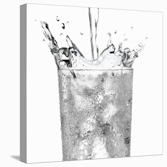 Pouring Water into a Glass-Paul Williams-Premier Image Canvas