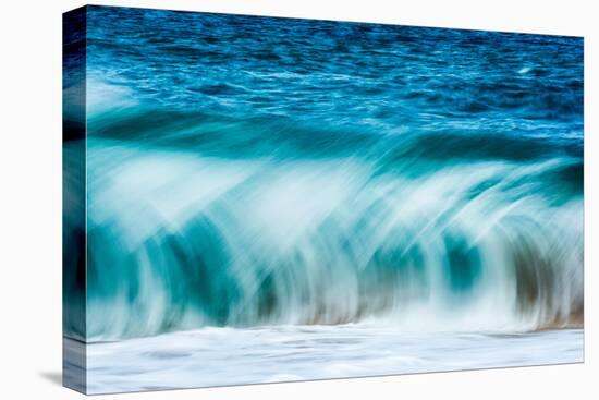 Power Blur-Slow shutter speed of a powerful Hawaiian surf-Mark A Johnson-Premier Image Canvas