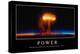 Power: Inspirational Quote and Motivational Poster-null-Premier Image Canvas