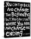 Power Poster - Change-Lottie Fontaine-Stretched Canvas