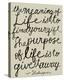 Power Poster - Life-Lottie Fontaine-Stretched Canvas