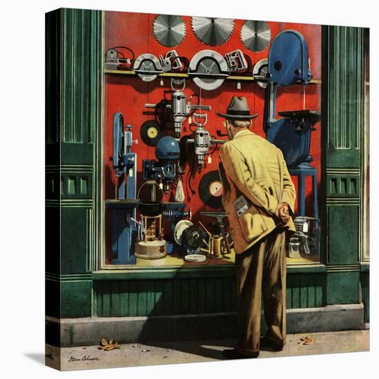 "Power Tool Window Shopping", November 10, 1951-Stevan Dohanos-Premier Image Canvas