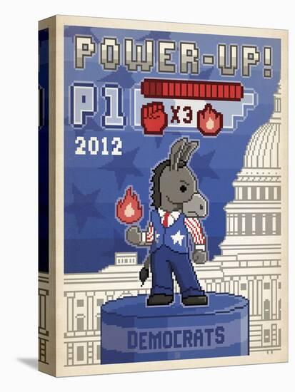 Power-Up! (Donkey)-Anderson Design Group-Stretched Canvas