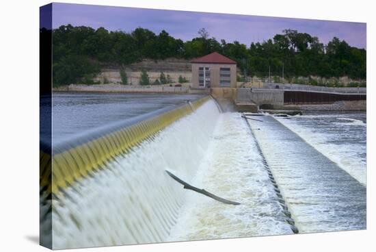 Powerhouse and Dam Spillway-jrferrermn-Premier Image Canvas