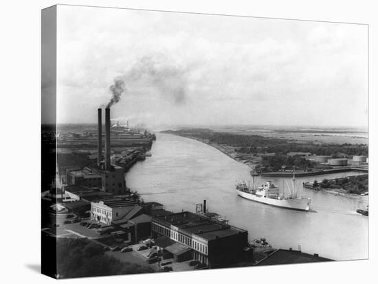 Powerplant on Savannah River-null-Premier Image Canvas