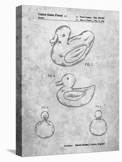 PP1021-Slate Rubber Ducky Patent Poster-Cole Borders-Premier Image Canvas