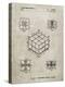 PP1022-Sandstone Rubik's Cube Patent Poster-Cole Borders-Premier Image Canvas