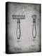 PP1026-Faded Grey Safety Razor Patent Poster-Cole Borders-Premier Image Canvas