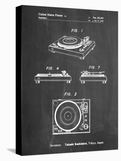 PP1028-Chalkboard Sansui Turntable 1979 Patent Poster-Cole Borders-Premier Image Canvas