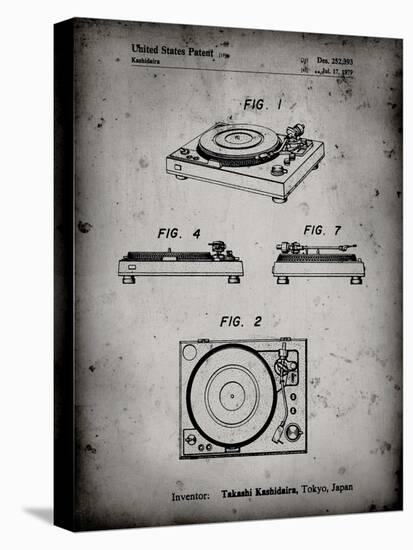 PP1028-Faded Grey Sansui Turntable 1979 Patent Poster-Cole Borders-Premier Image Canvas