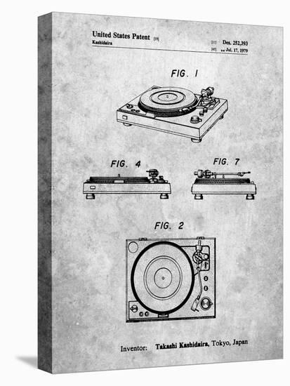 PP1028-Slate Sansui Turntable 1979 Patent Poster-Cole Borders-Premier Image Canvas