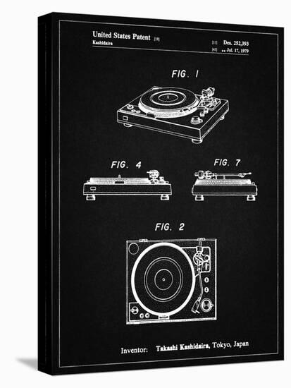 PP1028-Vintage Black Sansui Turntable 1979 Patent Poster-Cole Borders-Premier Image Canvas