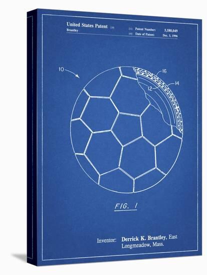 PP1047-Blueprint Soccer Ball Layers Patent Poster-Cole Borders-Premier Image Canvas