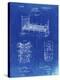 PP1068-Faded Blueprint Strait Jacket Patent Poster-Cole Borders-Premier Image Canvas