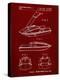 PP1076-Burgundy Suzuki Jet Ski Patent Poster-Cole Borders-Premier Image Canvas