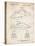 PP1077-Vintage Parchment Suzuki Wave Runner Patent Poster-Cole Borders-Premier Image Canvas
