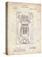 PP1083-Vintage Parchment T. A. Edison Vote Recorder Patent Poster-Cole Borders-Premier Image Canvas