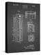 PP1088-Black Grid Telephone Booth Patent Poster-Cole Borders-Premier Image Canvas