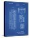 PP1088-Blueprint Telephone Booth Patent Poster-Cole Borders-Premier Image Canvas