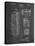 PP1088-Chalkboard Telephone Booth Patent Poster-Cole Borders-Premier Image Canvas