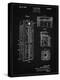 PP1088-Vintage Black Telephone Booth Patent Poster-Cole Borders-Premier Image Canvas