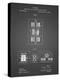 PP1095-Black Grid Tesla Regulator for Alternate Current Motor Patent Poster-Cole Borders-Premier Image Canvas