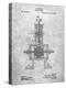 PP1096-Slate Tesla Steam Engine Patent Poster-Cole Borders-Premier Image Canvas
