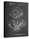 PP1104-Chalkboard Toshiba Cassette Tape Recorder Patent Poster-Cole Borders-Premier Image Canvas