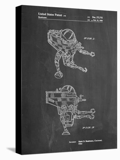 PP1107-Chalkboard Mattel Space Walking Toy Patent Poster-Cole Borders-Premier Image Canvas