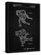 PP1107-Vintage Black Mattel Space Walking Toy Patent Poster-Cole Borders-Premier Image Canvas