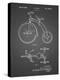PP1114-Black Grid Tricycle Patent Poster-Cole Borders-Premier Image Canvas