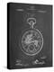 PP112-Chalkboard U.S. Watch Co. Pocket Watch Patent Poster-Cole Borders-Premier Image Canvas