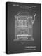 PP1125-Black Grid Vintage Slot Machine 1932 Patent Poster-Cole Borders-Premier Image Canvas