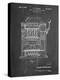 PP1125-Chalkboard Vintage Slot Machine 1932 Patent Poster-Cole Borders-Premier Image Canvas