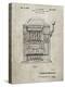 PP1125-Sandstone Vintage Slot Machine 1932 Patent Poster-Cole Borders-Premier Image Canvas