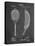 PP1127-Chalkboard Vintage Tennis Racket 1891 Patent Poster-Cole Borders-Premier Image Canvas