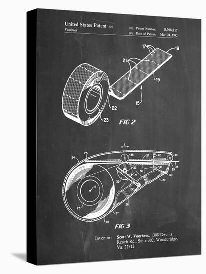 PP1133-Chalkboard White Out Tape Patent Poster-Cole Borders-Premier Image Canvas