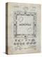PP131- Antique Grid Parchment Monopoly Patent Poster-Cole Borders-Premier Image Canvas