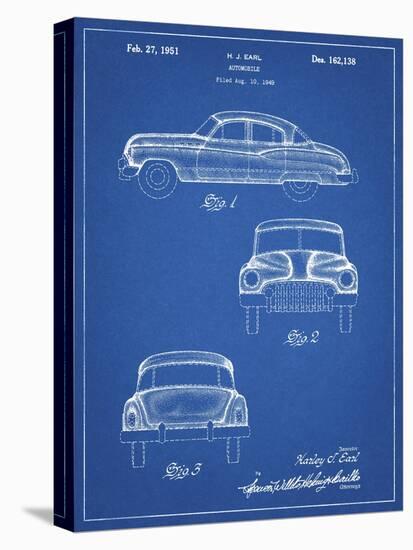 PP134- Blueprint Buick Super 1949 Car Patent Poster-Cole Borders-Premier Image Canvas