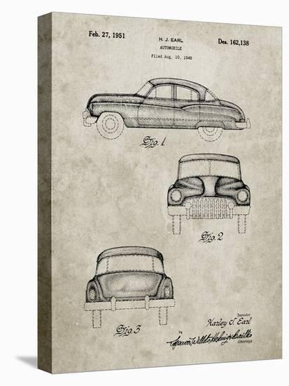 PP134- Sandstone Buick Super 1949 Car Patent Poster-Cole Borders-Premier Image Canvas