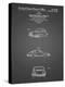 PP144- Black Grid 1964 Porsche 911  Patent Poster-Cole Borders-Premier Image Canvas